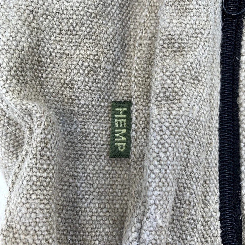 Beige HANDMADE Ecolution Hemp BackPack 11
